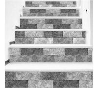 Atyhao Stair Sticker - Simulation Brick Grain Pattern Wall Decal, Self-Adhesive Floor Sticker, Home Decor (18x100cm)