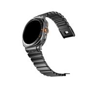 ATYJMOK Titanium/stainless Steel Business Strap Suitable Fit For Samsung Galaxy Watch7 8/ultra 47mm(Black-Bl,Ultra 47mm(Stainless))