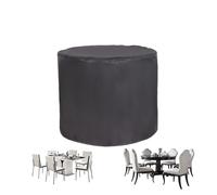 ATYUJKB Extra Large Garden Furniture Cover 80x40cm, 420D Oxford Furniture Cloth Cover Waterproof Round, Patio Furniture Cover Outdoor, Table and Chair Covers Backyard Weather Resistant