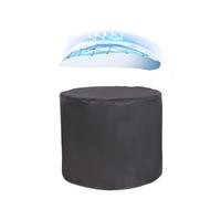 ATYUJKB Extra Large Patio Furniture Protector Cover Waterproof 70x70cm, 420D Heavy Duty Oxford Cloth Cover, Garden Furniture Cover Outdoor, Patio Table Cover Round for Lawn, Deck, Backyard