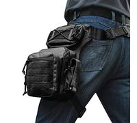 ATZB Drop Leg Bag for Men Military Tactical Thigh Pack Pouch Multifunctional Tactical Package Outdoor Hiking Thigh Bag