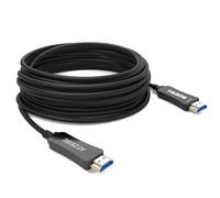 ATZEBE Fibre Optic HDMI Cable 10m, Fibre HDMI Cable Supports 4K@60Hz, 4:4:4/4:2:2/4:2:0, HDR, Dolby Vision, HDCP 2.2, ARC, 3D, High Speed 18 Gbit/s, Slim and Flexible HDMI Fibre Optic Cable