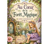 Au cœur de la forêt magique: Coloriage grayscale coloring