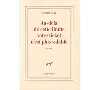 Au-delà de cette limite votre ticket n'est plus valable