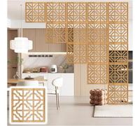 Au Folding Hinged Room Divider5 Pieces DIY Wall Partitions for Home Decor Natural Bamboo Versatile Privacy Screen Stylish Space Separation