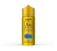 AU Gold 120ml Shortfill E-Liquid -No Nicotine - 18+ - Pack of 1 (Blue R)