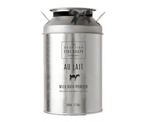 Au Lait Milk Bath Powder 500g Nourishing Skin Softener Scottish Fine Soaps
