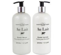 Au Lait Milk Soap Hand Wash + Hand Lotion Set, LARgE 175 Ounce