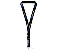 Au-TOMOTIVE Gold INC. Officially Licensed Lanyard Key Chain for Mopar (Blue on Black)