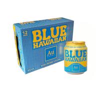 Au Vodka Blue Hawaiian Cocktail Can Case of 12