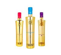 Au Vodka Full The Range Flavoured Trio Bundle, 3 x 70cl