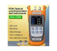 (AUA-330U, One size) AUA-330U/A Handheld Fiber Optical PON Power Meter FTTX/ONT/OLT APC UPC Port 1310nm 1490nm 1550nm with LED Light