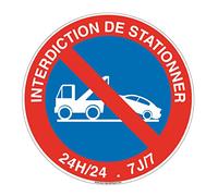 AUA SIGNALETIQUE 4653-R-BS-p-180 Product Information: Sign, Blue/Red, One Size