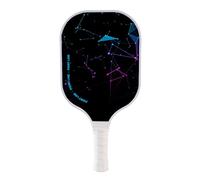 Auaozo Lightweight Pickleball Paddles Reinforced Fiberglass Surface, Honeycomb Polypropylene Core, 13MM Thick Two-Handed Offensive Pickleball Racket, Friendly Beginner Racket Design (A)