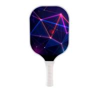 Auaozo Lightweight Pickleball Paddles Reinforced Fiberglass Surface, Honeycomb Polypropylene Core, 13MM Thick Two-Handed Offensive Pickleball Racket, Friendly Beginner Racket Design (C)