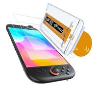 Auarte 2 Pack Screen Protector for Switch 2 Console (2025) with Auto Alignment Frame, Tempered Glass for Nintendo Switch 2 Screen Protector [Military-grade Shockproof], 7.9 inch Clear