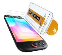 Auarte 3 Pack Screen Protector for Switch 2 Console (2025) with Auto Alignment Frame, Tempered Glass for Nintendo Switch 2 Screen Protector [Military-grade Shockproof], 7.9 inch Clear