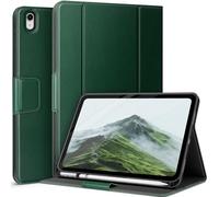 AUAUA Case for iPad (A16) 11th Generation 11 Inch 2025, iPad 10th Generation 10.9 Inch 2022, with Pencil Holder and Pocket, Typing Angle Muti-Stand Magnetic Closure Auto Sleep/Wake (Green)