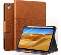 AUAUA Case for iPad Mini 7 (2024) / iPad Mini 6 Case (2021) 8.3 inch with Pencil Holder, Multiple Viewing Angles, Magnetic Closure, Auto Sleep/Wake (Brown)