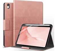 AUAUA Case for iPad Mini 7 (2024) / iPad Mini 6 Case (2021) 8.3 inch with Pencil Holder, Multiple Viewing Angles, Magnetic Closure, Auto Sleep/Wake (Pink)
