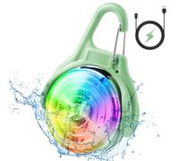 AUAUY 1 Pack LED Dog Collar Light, 4 Modes USB Rechargeable Light Up Dog Collars, IP68 Waterproof Pet Collar Light, LED Safety Light for the Dark for Night Walking Running Camping Dog Collar-Green