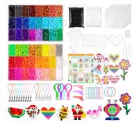 AUAUY 10600pcs Fuse Beads Kit, 48 Colors 5mm Iron Beads Set for Decoration