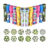 AUAUY 12 PCS Large Kaleidoscope Toy, Retro Classic Kaleidoscopes Educational Toys for Kids Birthday New Year Christmas Stock Stuffers Bag Fillers Birthday Party School Classroom Prizes(Random Color)