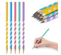 AUAUY 12 Pieces Pencils #2 HB, Wood-Cased Pencils, Cute Pencil Graphite Sketch Gift Fun Pencil for Adults, School, Office, Party-5 Colors