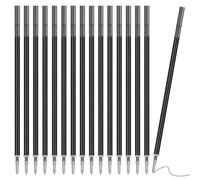 AUAUY 16 Pack Erasable Pen Refills, Black Thermosensitive Ink