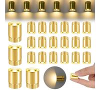 AUAUY 22pcs Mini LED Lights for Dollhouse, LED Small Lights, Warm White