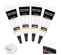 AUAUY 4Pcs Silicone Grease for O-Rings, Waterproof Silicone Greases, Silicone Grease Lubricant for Valve O-Ring Rubber, Seals, Car Plumbers Brake Pad, Tap Grease, Pressure Plugs, Water Filter