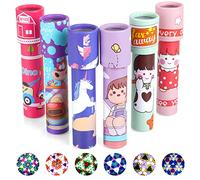 AUAUY 6 PCS Classic Kaleidoscope Toy, Vintage Retro Kaleidoscopes Educational Toys for New Year Christmas Stock Stuffers Bag Fillers Birthday Party School Classroom Prizes(Random Color)