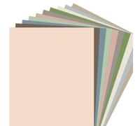 AUAUY A4 Morandi Cardstock, 60 Sheets 230Gsm Thick for DIY Crafts, 10-Color