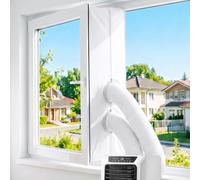 AUAUY Air Conditioner Window Seal Kit, with Non-Slip Dual 2-Way Zippers, 5m