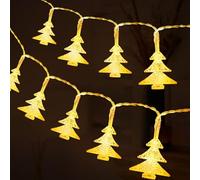 AUAUY Christmas Tree String Lights, 40 LED 19.6FT Xmas Lights (Warm White)