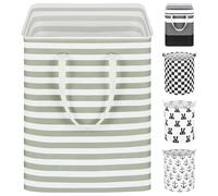 AUAUY Collapsible Laundry Basket, 40*30*60cm Large Laundry Hamper with Handle, Waterproof Dirty Clothes Basket, Washing Baskets for Laundry Bedroom Bathroom Dorm Storage Clothes Bed Sheet Towels Toys
