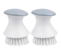 AUAUY Dish Brush, Plastic Washing Up Brushes for Kitchen, Labor-saving Kitchen Brush with Strong Cleaning Power, Safe and Environmentally Friendly Cleaning Blush, Humanized Design, Pack of 2