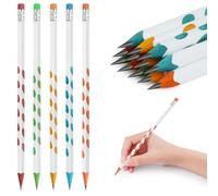 AUAUY Graphite Pencils HB #2 Pastel Wood Pencils, 12 Pieces, Cute Wooden Pencils, Graphite, Sketches, Gift for Kids, Adults, School, Office, School