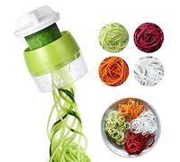 AUAUY Handheld Spiralizer Vegetable Slicer, Adjustable Spiral Slicer