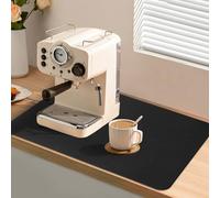 AUAUY Kitchen Super Absorbent Draining Mat, 60x40cm Coffee Machine Absorbent Draining Mat, Dish Drying Mat for Kitchen Counter, Anti Slip Drainer Mat for Dish Coffee Bar Worktop, Grey
