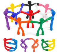AUAUY Magnetic Man, 10PCS Fridge Magnets, Colorful Flexible Rubber Magnet