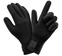 AUAUY Wetsuit Gloves, 3mm Neoprene Swimming Gloves (A-XL)