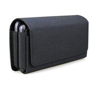 aubaddy Horizontal Dual Phone Holster Pouch Case for 2 Phones, Nylon Double Decker Belt Clip Case for iPhone 12 Pro Max 11 Pro Max 8 Plus Samusng Note 20 Ultra Note 10+ Galaxy S20+ A71 Huawei P40 Pro