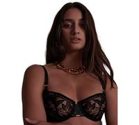 Aubade Women's 1b Coeur a Corps Bra, Sheer, Black, 38B