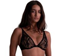 Aubade Women's 1b Coeur a Corps Bra, Sheer, Black, 34B