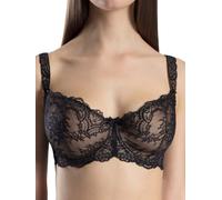 Aubade Womens Black Danse Stretch-lace Half-cup Bra 32c