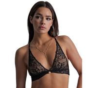 Aubade Gold Pleasure Triangle Bra - Black Light - S - 10