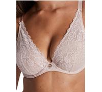 Aubade Women's Rosessence Care Triangle Plunge Bra in Pink | Size: 34G Aubade Pink 34G
