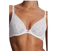 Aubade Rosessence Care Triangle Plunge Bra - Opale Opale White 34D