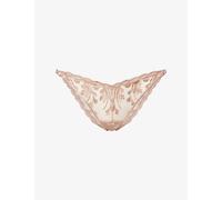 Aubade Womens Aubade Cosmic Romance Lace Hipster Briefs Sand Rose XS